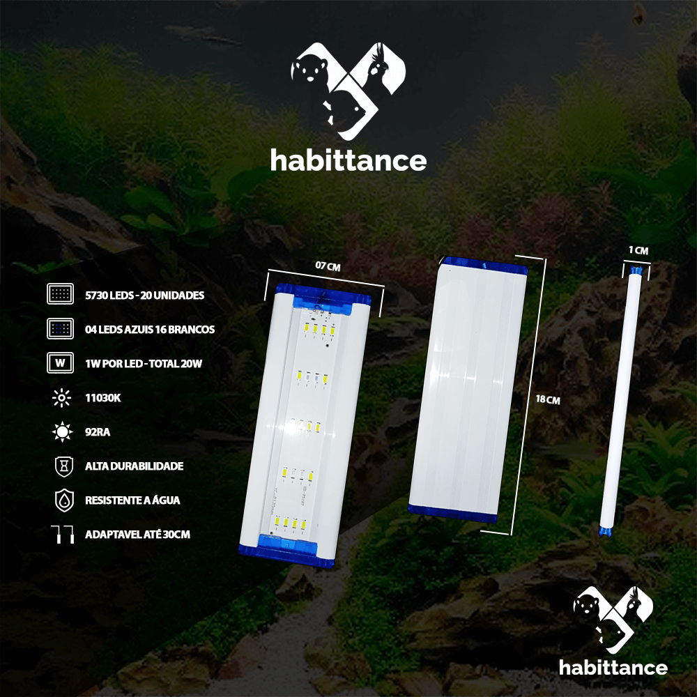 luminária ha YC-20j 18-31cm - Imagem 2