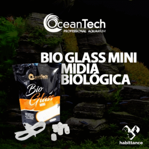 Mídia Oceantech Bio Glass Mini 100ml/70g Filtragem Biologica