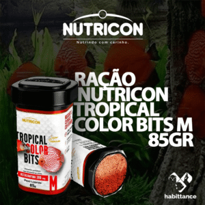 Ração Nutricon Tropical Color Bits M 85gr