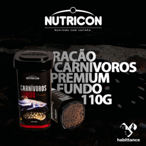 Ração carnívoros premium fundo nutricon 110g
