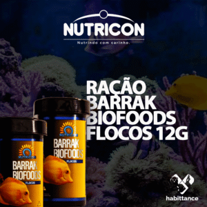 Nutricon ração barrak biofoods flocos 12g