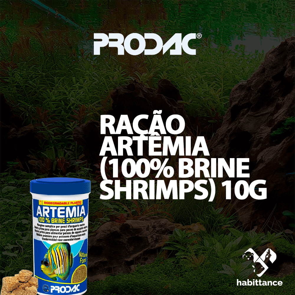 Prodac Ração Artêmia (100% Brine Shrimps) 10g