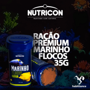 Ração premium marinho flocos nutricon 35g